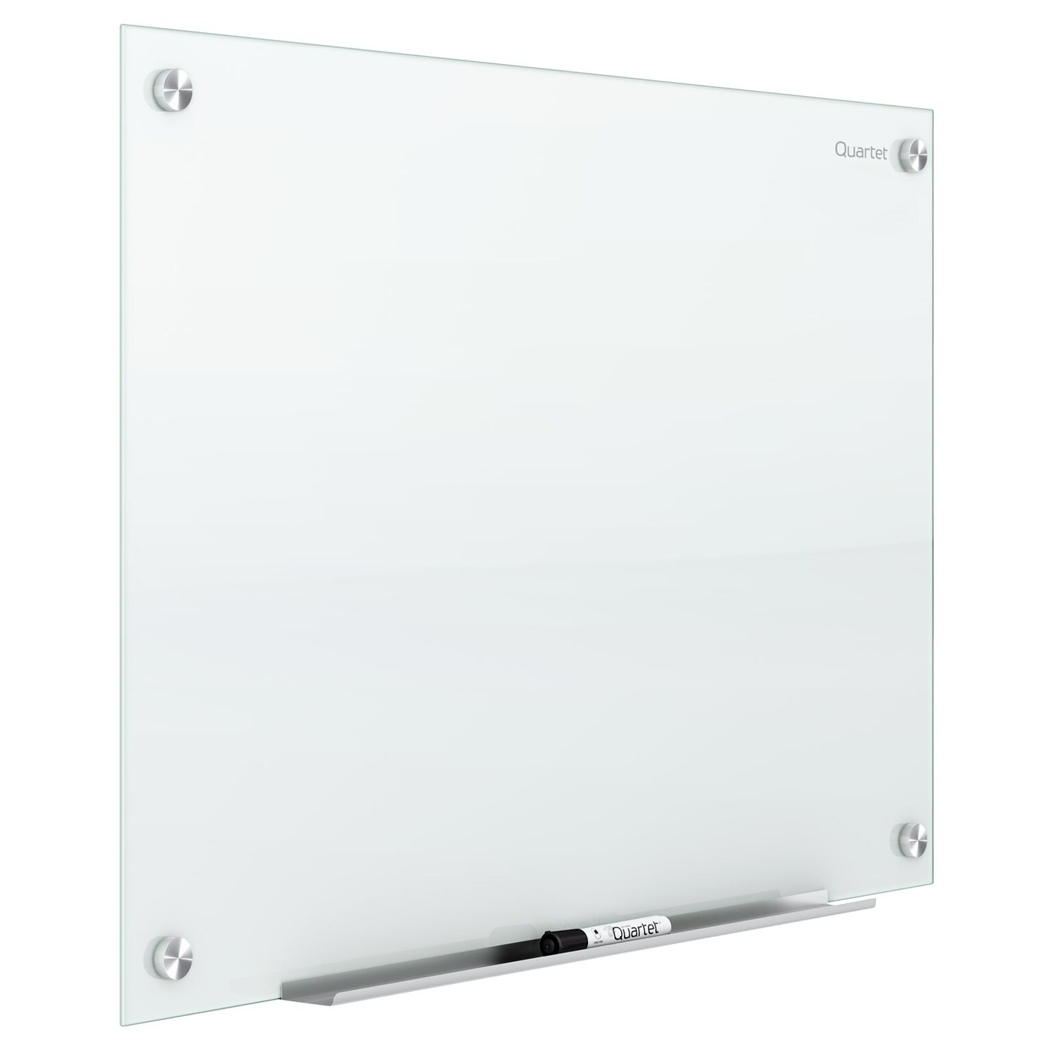 Quartet Infinity Magnetic Glass Dry-Erase Whiteboard, White, 6 x 4 (G7248W)