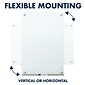 Quartet Infinity Magnetic Glass Dry-Erase Whiteboard, White, 6' x 4' (G7248W)