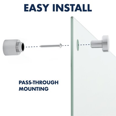 Quartet Infinity Magnetic Glass Dry-Erase Whiteboard, 4' x 3' (G4836W)