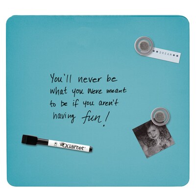 Quartet Tin Dry-Erase Board, 1' x 1', Assorted Colors (TSQ1212A)