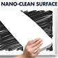 Quartet Nano-Clean Painted Steel Dry-Erase Whiteboard, Aluminum Frame, 4' x 3' (SM534)