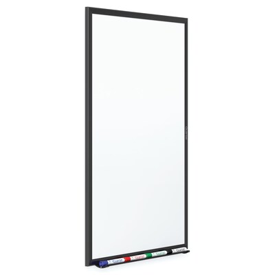 Quartet Nano-Clean Painted Steel Dry-Erase Whiteboard, Aluminum Frame, 4' x 3' (SM534B)