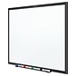 Quartet Nano-Clean Painted Steel Dry-Erase Whiteboard, Aluminum Frame, 4' x 3' (SM534B)