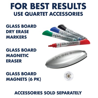 Quartet Infinity Glass Dry-Erase Whiteboard, 4' x 3' (G4836F)