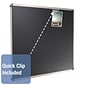 Quartet Prestige Foam Bulletin Board, Euro Frame, 3'H x 4'W (B364T)