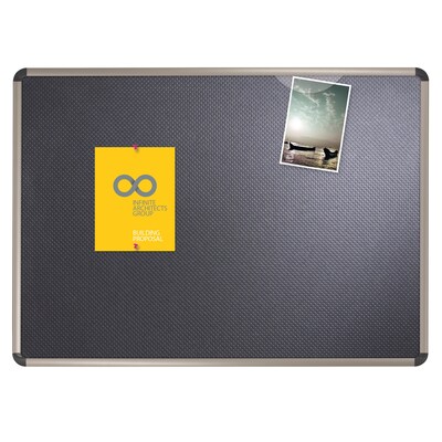 Quartet Prestige Foam Bulletin Board, Euro Frame, 2'H x 3'W (B363T)