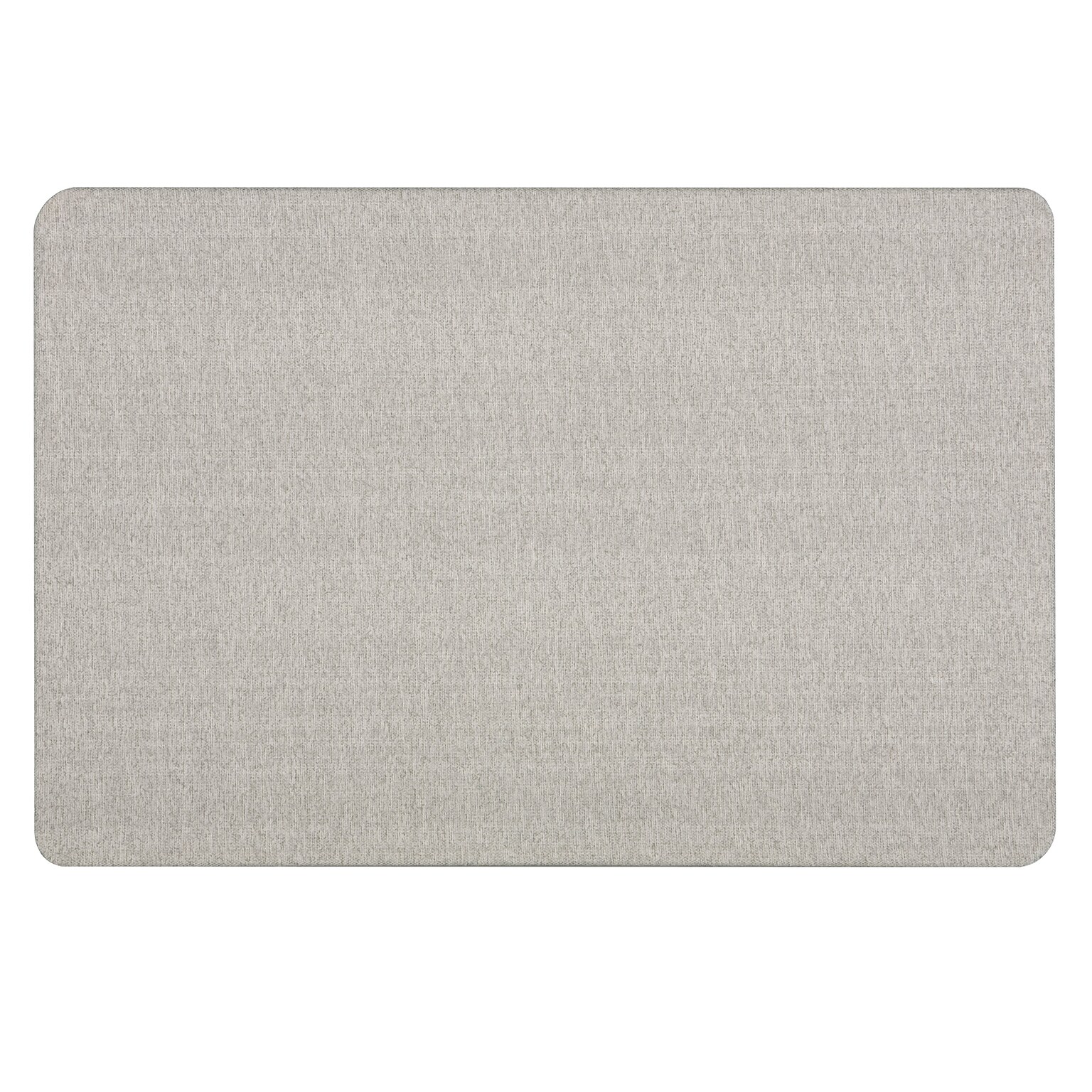 Quartet Oval Office Fabric Bulletin Board, Frameless, 3H x 4W (7684G)