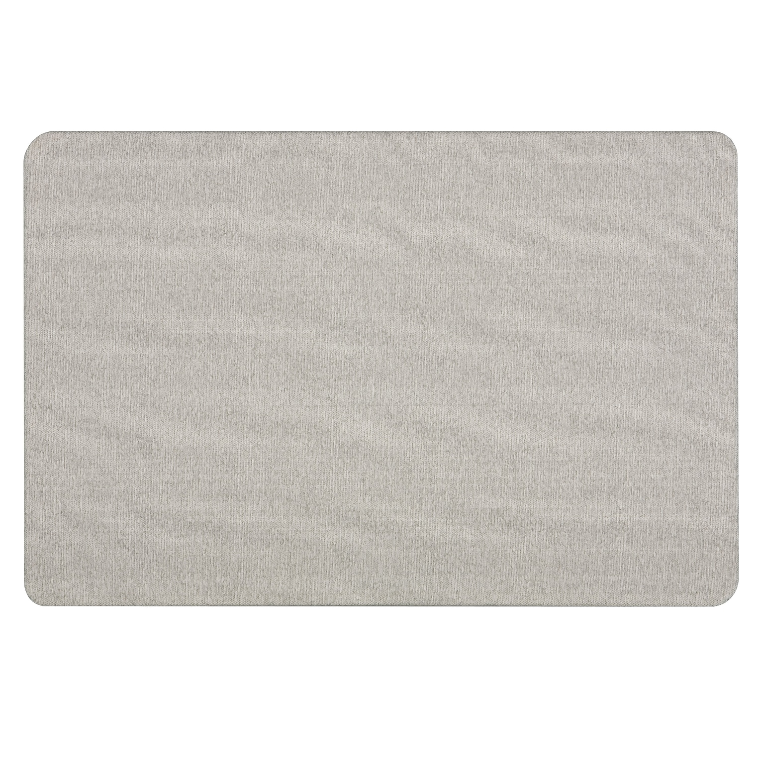 Quartet Oval Office Fabric Bulletin Board, Frameless, 3H x 4W (7684G)