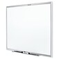 Quartet Standard Melamine Dry-Erase Whiteboard, Aluminum Frame, 6'x 4' (S537)