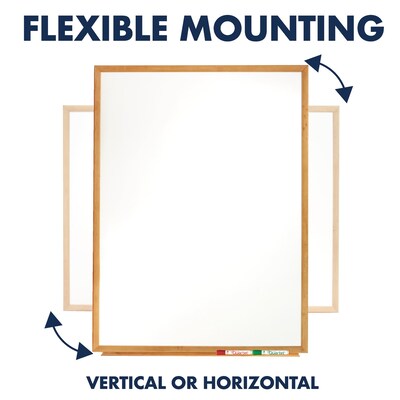 Quartet Standard Total Erase Dry-Erase Whiteboard, 6' x 4' (S577)
