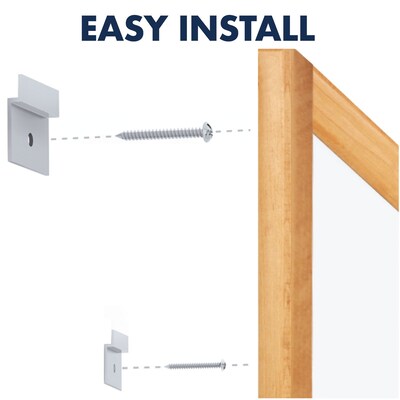 Quartet Standard Total Erase Dry-Erase Whiteboard, 6' x 4' (S577)