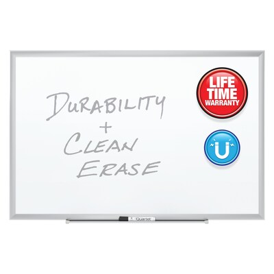 Quartet Premium DuraMax Porcelain Dry-Erase Whiteboard, Aluminum Frame, 4 x 3 (2544)