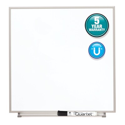 Quartet Matrix Painted Steel Dry-Erase Whiteboard, Aluminum Frame, 16 x 16 (M1616)
