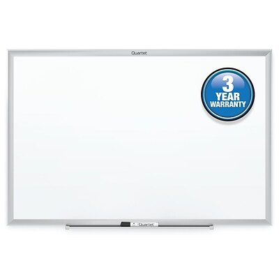 Quartet Standard Melamine Dry-Erase Whiteboard, Aluminum Frame, 5 x 3 (S535)