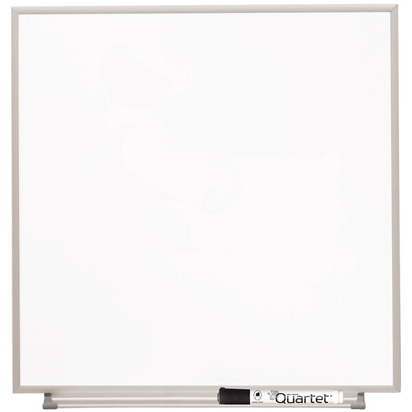 Quartet Matrix Painted Steel Dry-Erase Whiteboard, Aluminum Frame, 23 x 23 (M2323)