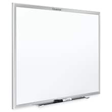 Quartet Standard Melamine Dry-Erase Whiteboard, Aluminum Frame, 3 x 2 (S533)