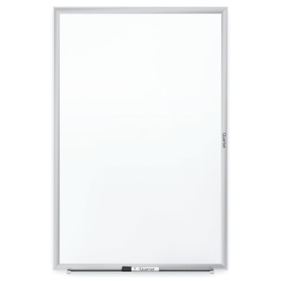 Quartet Standard Melamine Dry-Erase Whiteboard, Aluminum Frame, 3' x 2' (S533)