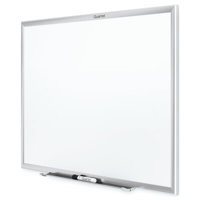 Quartet Standard Melamine Dry-Erase Whiteboard, Aluminum Frame, 3' x 2' (S533)