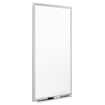 Quartet Premium DuraMax Porcelain Dry-Erase Whiteboard, Aluminum Frame, 5' x 3' (2545)