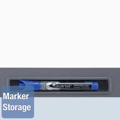 Quartet InView Total Erase Dry-Erase Whiteboard, Steel Frame, 3' x 2' (72982)
