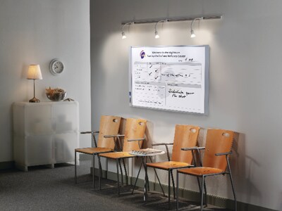 Quartet InView Total Erase Dry-Erase Whiteboard, Steel Frame, 3' x 2' (72982)
