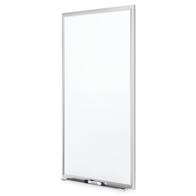 Quartet Premium DuraMax Porcelain Dry-Erase Whiteboard, Aluminum Frame, 5' x 3' (2545)