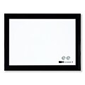 Quartet Home Decor Steel Dry-Erase Whiteboard, Wood Frame, 2 x 1.5 (79282)