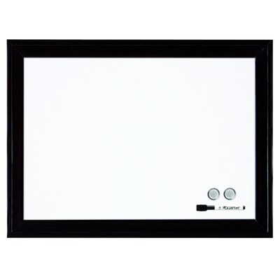 Quartet Home Decor Steel Dry-Erase Whiteboard, Wood Frame, 2' x 1.5' (79282)