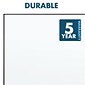 Quartet Fusion Nano-Clean Magnetic Dry-Erase Whiteboard, Anodized Aluminum Frame, 4' x 6' (NA7248FB)