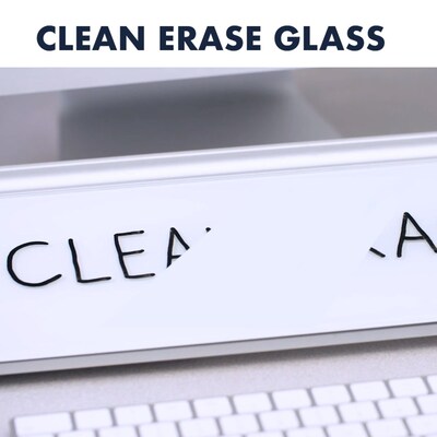 Quartet Glass Dry-Erase Whiteboard, 0.5' x 1.5' (GDP186)