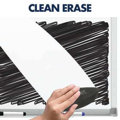 Quartet Porcelain Dry-Erase Whiteboard, Anodized Aluminum Frame, 4' x 8' (PPA408)