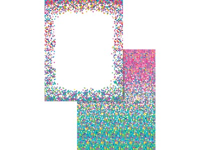 Astrobrights Astrodesigns Everyday Paper, Confetti, 100/Pack (91278)