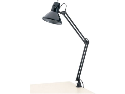 V-Light Compact Fluorescent (CFL) Desk Lamp, 34, Black (CAEN804BR)