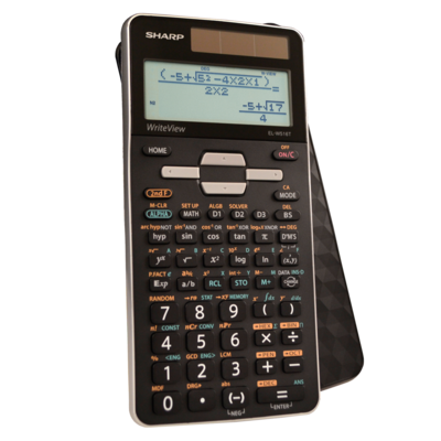 Sharp WriteView EL-W516TBSL 4-Line, 16-Digit Scientific Calculator, Black