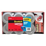 Scotch® Heavy Duty Shipping Packing Tape, 1.88 x 54.6 yds., Clear (3850-12-DP3)