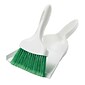 Libman Dust Pan with Whisk Broom, White, 6/Carton (01031)