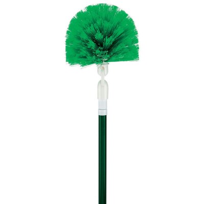 Libman Swivel Duster & Handle, Steel Handle, 8, Green & White, Case of 4, (0118)