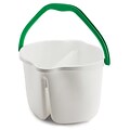 Libman 3 Gallon Clean & Rinse Bucket, White (2111)