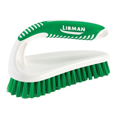 Libman Power Scrub Brush, Polypropylene, 7 x 2.5, Green & White, 6 Pack, (0057)