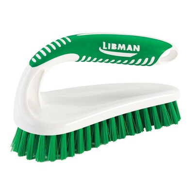 Libman Power Scrub Brush, Polypropylene, 7 x 2.5, Green & White, 6/PK