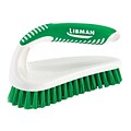 Libman Power Scrub Brush, Polypropylene, 7 x 2.5, Green & White, 6/PK