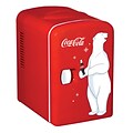 Coca-Cola 0.1 Cu. Ft. Refrigerator, Red (KWC4)