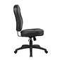 Boss Leather Task Chair, Black (B1560)