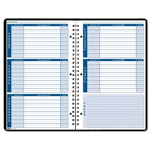 House of Doolittle Non-Dated Assignment Book Student Planner, Each (HOD2575)
