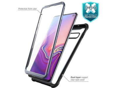 i-Blason Ares Black Rugged Case for Samsung Galaxy S10 (Galaxy-S10-Ares-SP-Black)