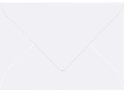 Great Papers! Premium Tissue-Lined Moistenable Glue Invitation Envelopes, 6.12 x 8.62, White, 25/Pack (2019028)