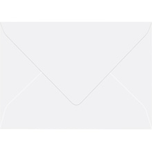 Great Papers! Premium Tissue-Lined Moistenable Glue Invitation Envelopes, 6.12 x 8.62, White, 25/P