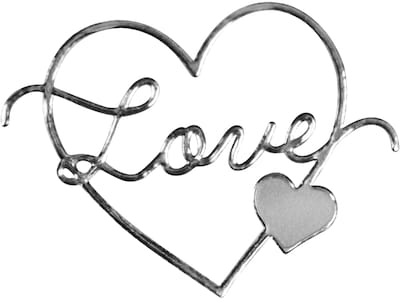 Great Papers! Delicate Touch Love Everyday Seals, Silver, 27 Per Pack (2019031)