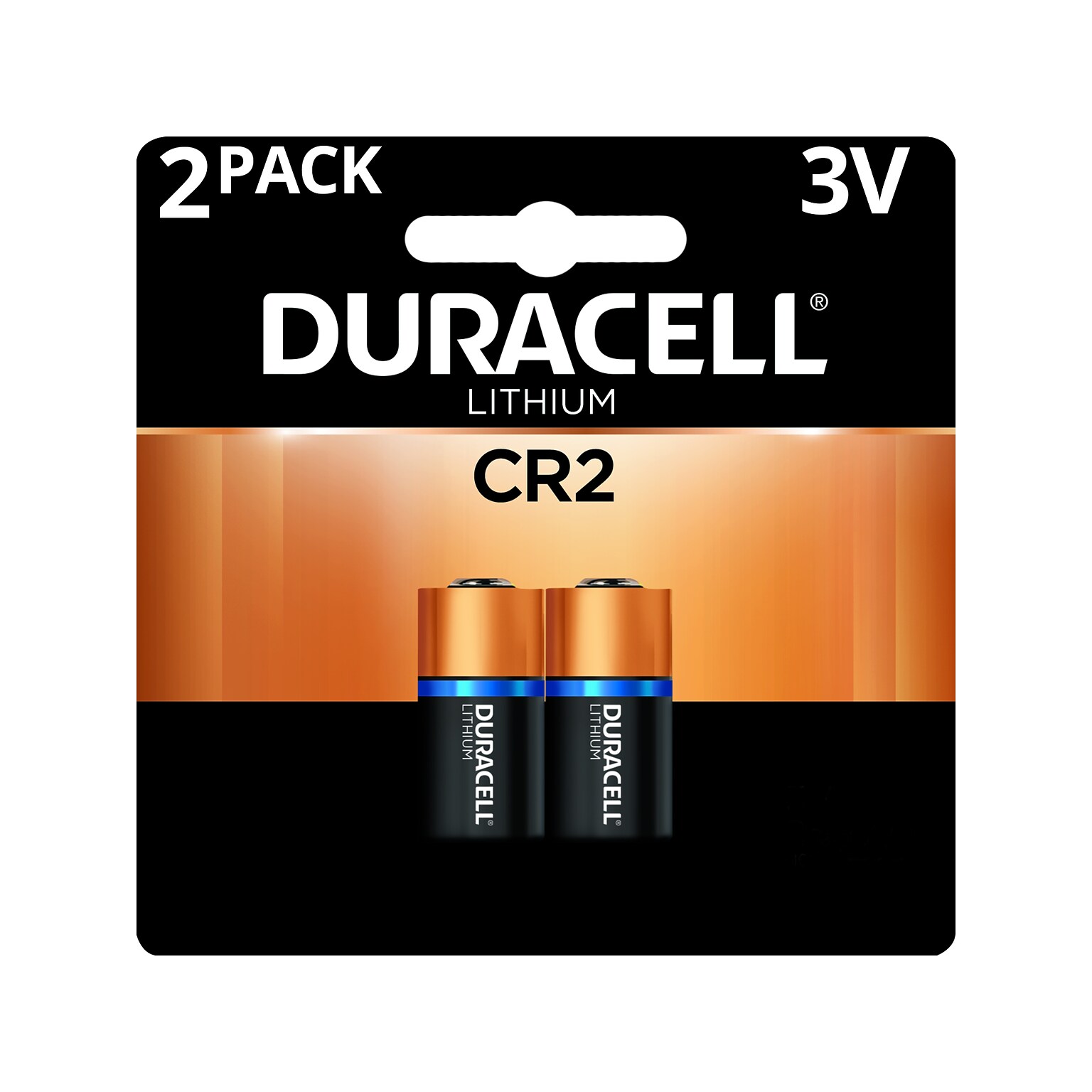 Duracell Ultra Lithium Battery, CR2, 2/Pack (5000945)