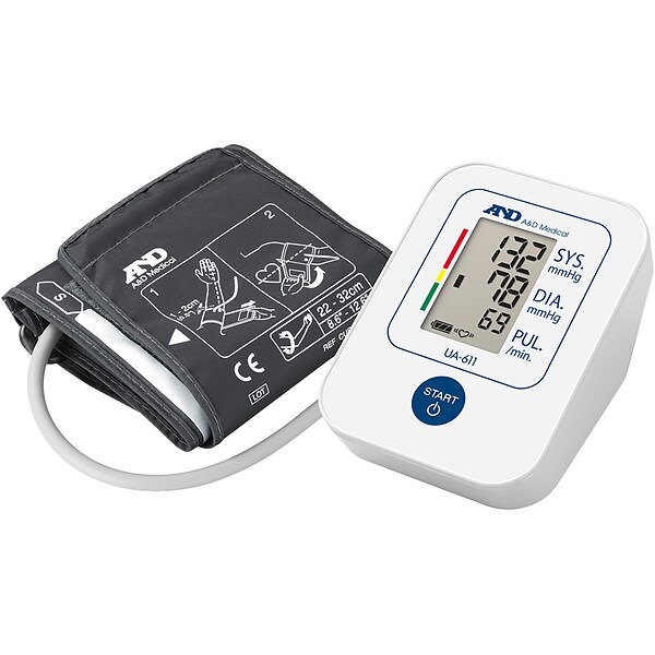 A&D Engineering Digital Arm Blood Pressure Monitor, Adult (UA-611)